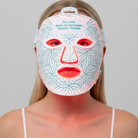 Face LED light therapy mask